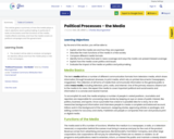 Political Processes - the Media