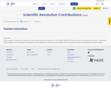 Scientific Revolution Contributions