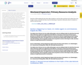 Westward Expansion: Primary Resource Analysis