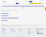 Accuracy and Precision Lab With Measurement and Density