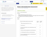 Rulers & Revolutionaries Assessment
