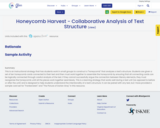 Honeycomb Harvest - Collaborative Analysis of Text Structure