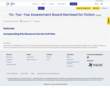 Tic-Tac-Toe Assessment Board Remixed for Fiction