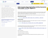 Roller Coaster Slope Exploration Activity: Numerical value (Math-7th, 8th, Algebra 1)
