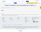 Create a Kingdom Hero (Classification Project)