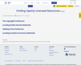 Finding Openly Licensed Resources