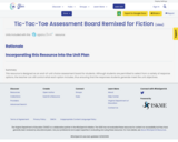 Tic-Tac-Toe Assessment Board Remixed for Fiction