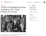 To Kill A Mockingbird and the Scottsboro Boys Trial: Profiles in Courage