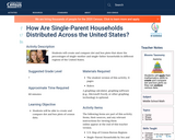 How Are Single-Parent Households Distributed Across the United States?