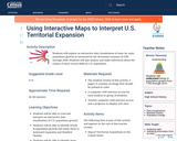 Using Interactive Maps to Interpret U.S. Territorial Expansion