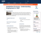 Antebellum Economy - Understanding Employment in 1850