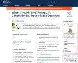 Where Should I Live? Using U.S. Census Bureau Data to Make Decisions