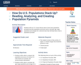 How Do U.S. Populations Stack Up? Reading, Analyzing, and Creating Population Pyramids