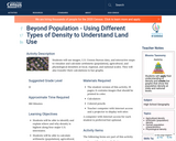 Beyond Population - Using Different Types of Density to Understand Land Use