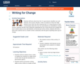 Writing for Change