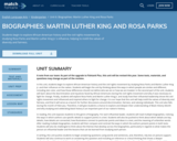 Biographies: Martin Luther King and Rosa Parks
