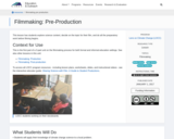Filmmaking: Pre-Production