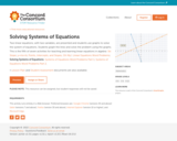 Solving Systems of Equations