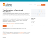 Transformations of Functions 1: Translations