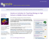 Hands-on Activities for Teaching Biology