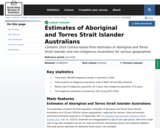 Experimental Estimates of Aboriginal and Torres Strait Islander Australians, Jun 2006