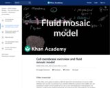 Cell membrane overview and fluid mosaic model