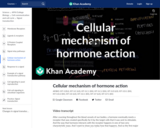 Cellular mechanism of hormone action