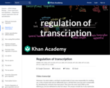 Regulation of transcription