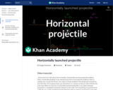Horizontally launched projectile