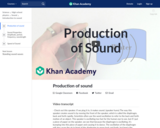 Production of sound