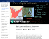 Early English settlements - Jamestown