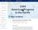 American progress in the Pacific in 1944