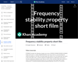 Frequency stability property short film