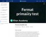 Fermat primality test