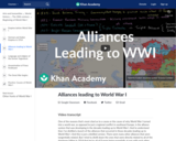 Alliances leading to World War I