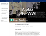 Arabia after World War I