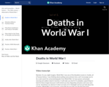 Deaths in World War I