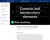 Commas and introductory elements