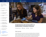 Contemporary Art Conservation at Smithsonian's Hirshhorn Museum