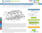 Triangles Everywhere: Sum of Angles in Polygons