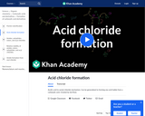 Organic Chemistry: Acid Chloride Formation