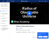 Cosmology and Astronomy: Radius of Observable Universe