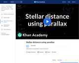 Cosmology and Astronomy: Stellar Distance Using Parallax