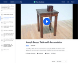 Joseph Beuys, Table with Accumulator