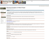 Electrical Analysis of Wind Power