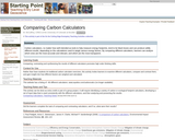 Comparing Carbon Calculators