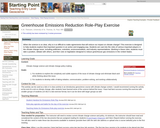 Greenhouse Emissions Reduction Role-Play Exercise