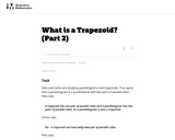 5.G What is a Trapezoid? (Part 2)