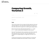 Comparing Growth, Variation 2