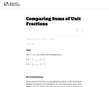 Comparing Sums of Unit Fractions